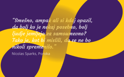 8 let kasneje…
